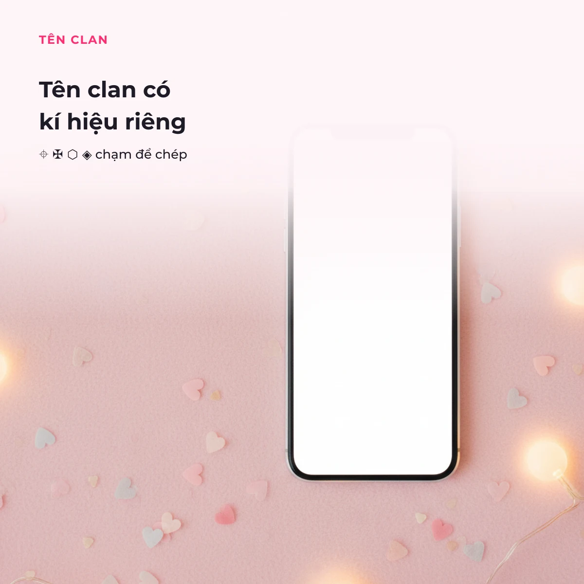 Tên clan CF Đột Kích có kí hiệu vòng ngắm, thập tự