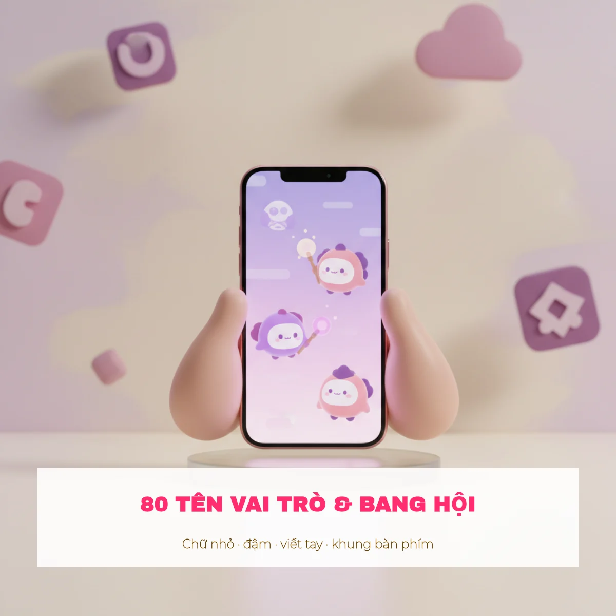 Kí tự hay Liên Minh: tên vai trò biến chữ nhỏ, đậm, viết tay